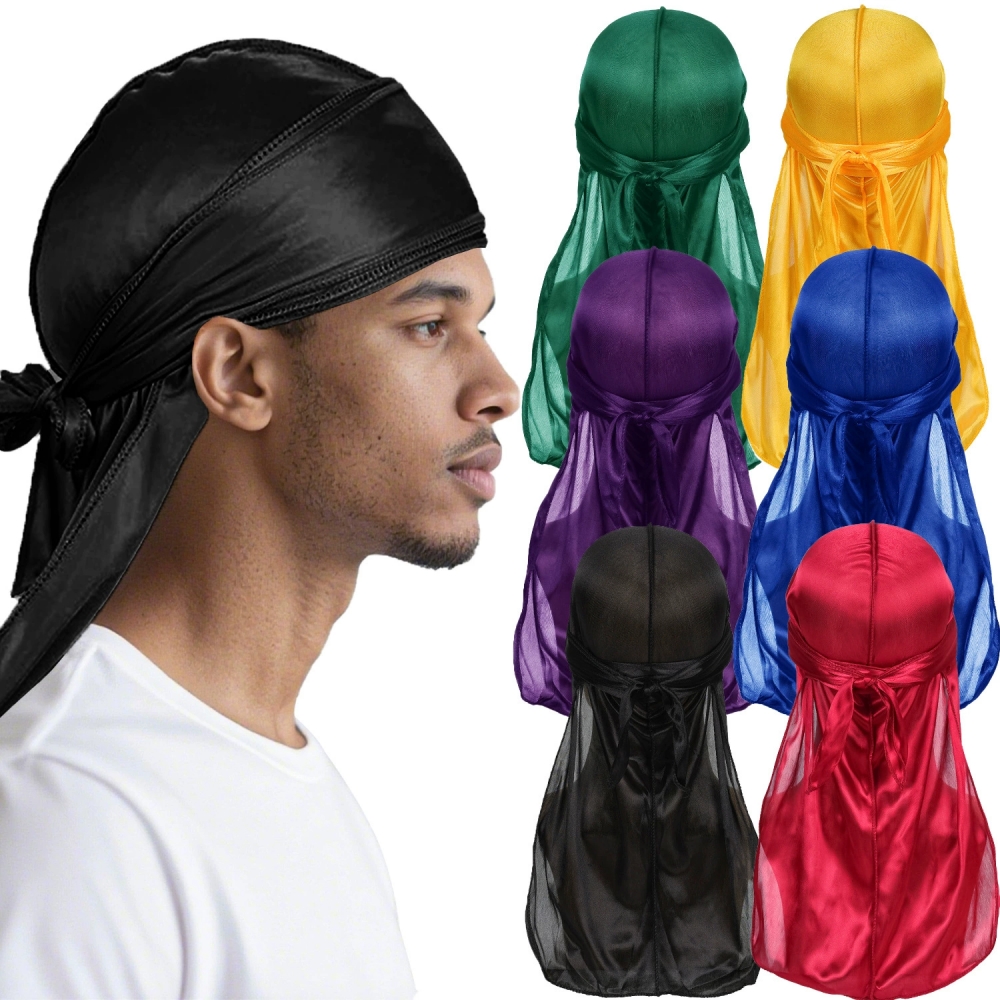 Men's Silk Durag Bonnet Bandan - Bandana Doo Rag review and price