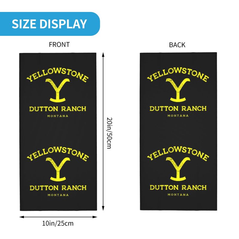 Yellowstone Dutton Ranch Print - Neck Warmer Tube review and price