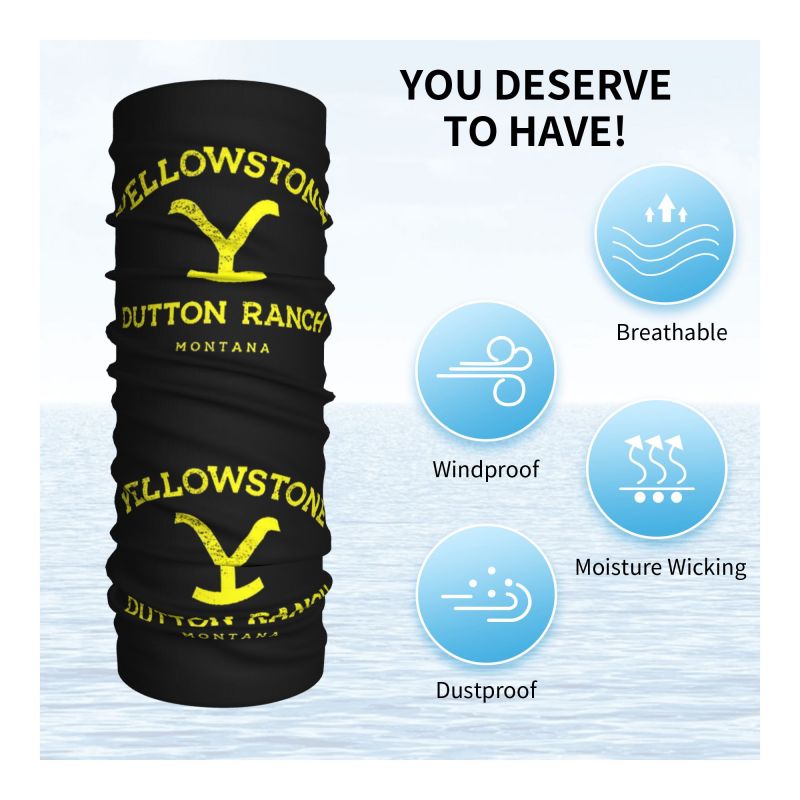 Yellowstone Dutton Ranch Print - Neck Warmer Tube review and price