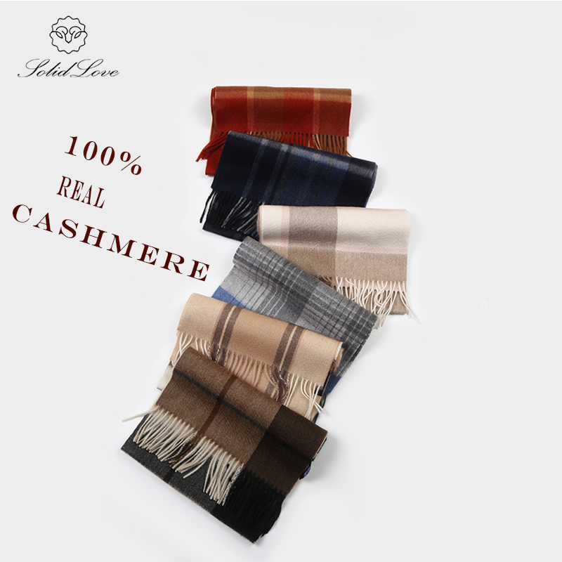 100% Cashmere Scarf   Plaid  W - Muffler Men Wool review and price