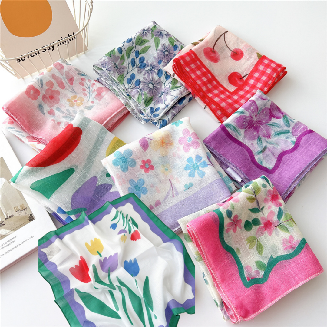 Spring Autumn Scarf Chic Fashi - Bandana Cotton review and price