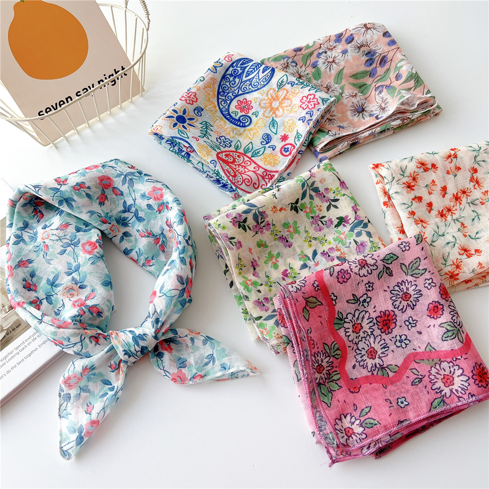 Spring Autumn Scarf Chic Fashi - Bandana Cotton review and price