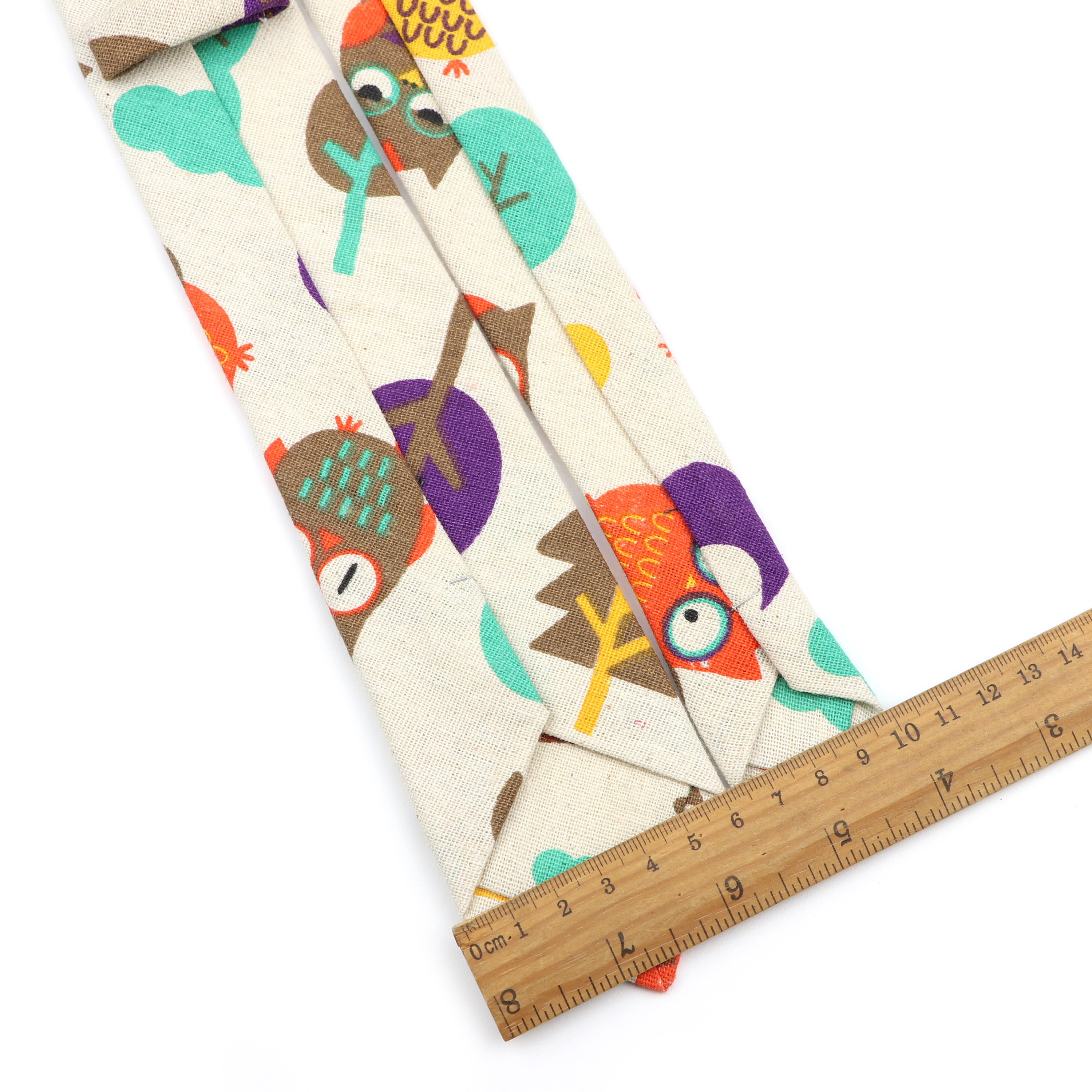 Novelty Cartoon Linen Tie For  - Skinny Tie Men review and price