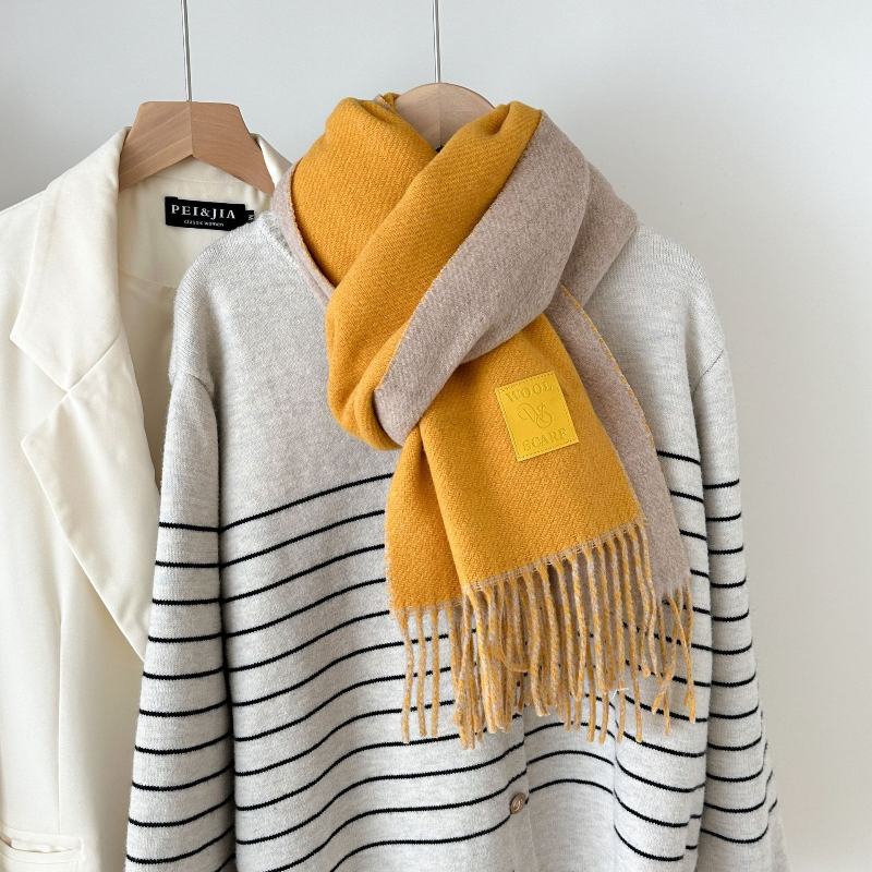 New Luxury Design Wool Scarf W - Muffler Men Wool review and price