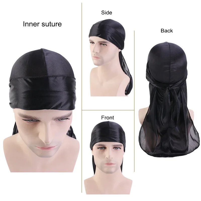 Fashion Long Tail Adult Satin  - Bandana Doo Rag review and price