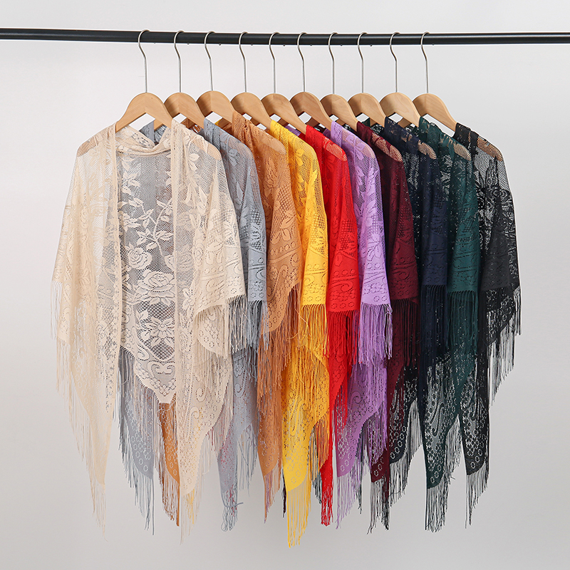 New Embroidery Lace Scarf Shaw - Stole Wedding Shawl review and price