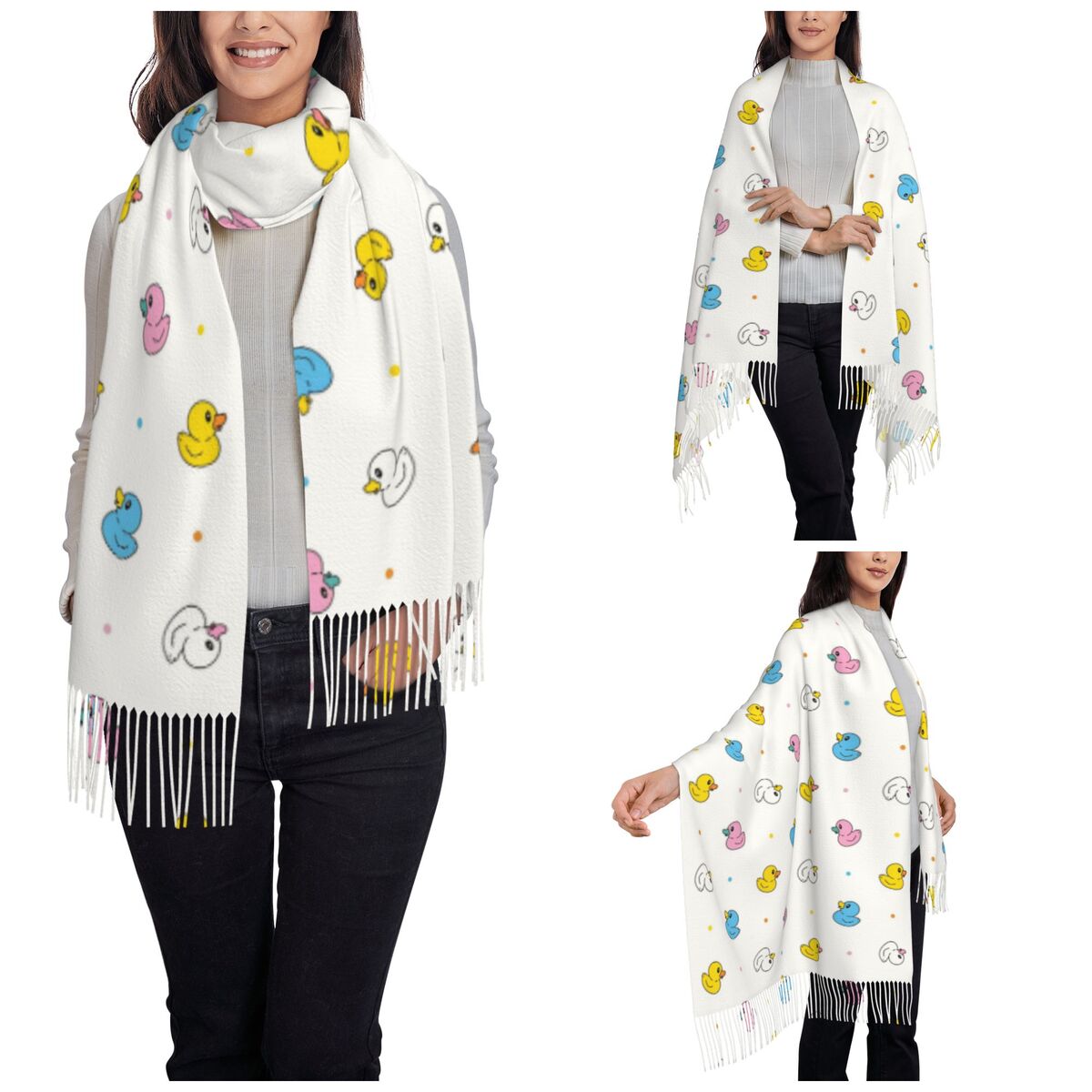 Women's Scarf with Tassel Cute - Pashmina Wrap Large review and price