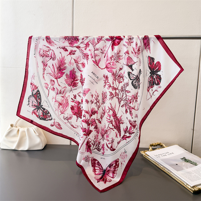 Vintage Butterfly Sketch Squar - Silk Neck Scarf review and price
