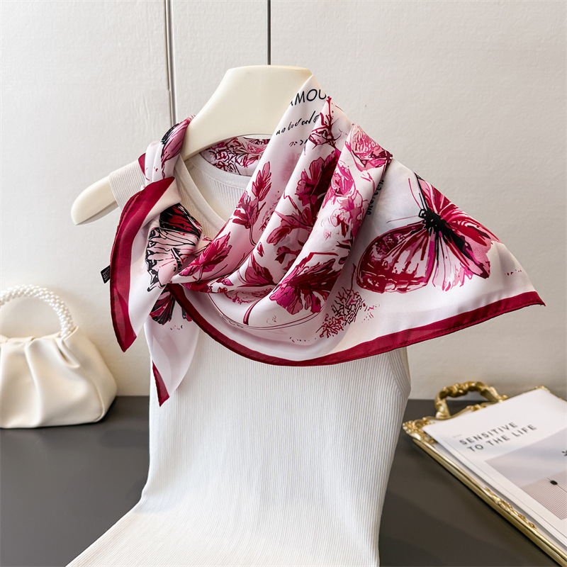 Vintage Butterfly Sketch Squar - Silk Neck Scarf review and price