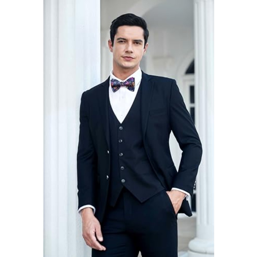 Bow Ties for Men Floral Bowtie - Pocket Square Set review and price