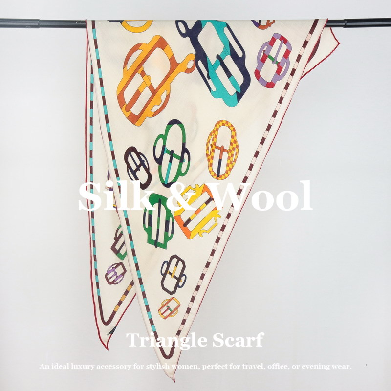 Silk Wool Scarf Large Triangle - Pashmina Wrap Large review and price