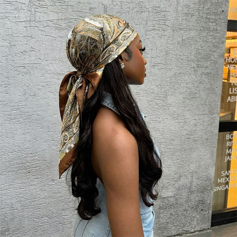 Women Spring Summer Square Sca - Scarf Silk Square review and price