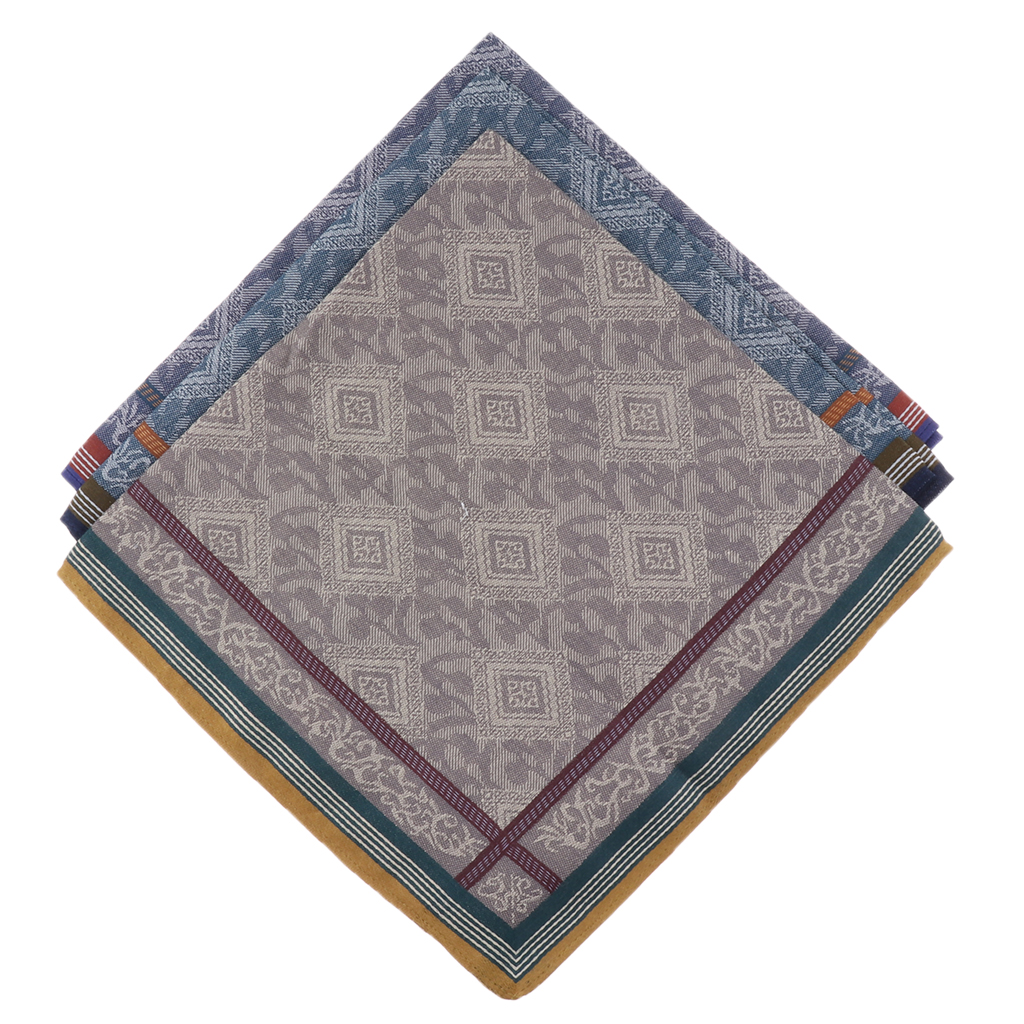 3pcs Classic Mens Plaid Handke - Handkerchief Cotton Men review and price