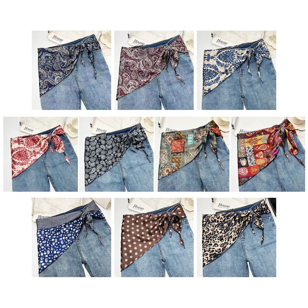 Imitation Silk Cashew Floral S - Scarf Silk Square review and price