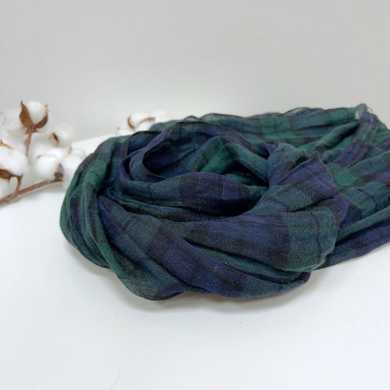 Retro Stripe 100% Linen scarf  - Ascot Neck Scarf review and price
