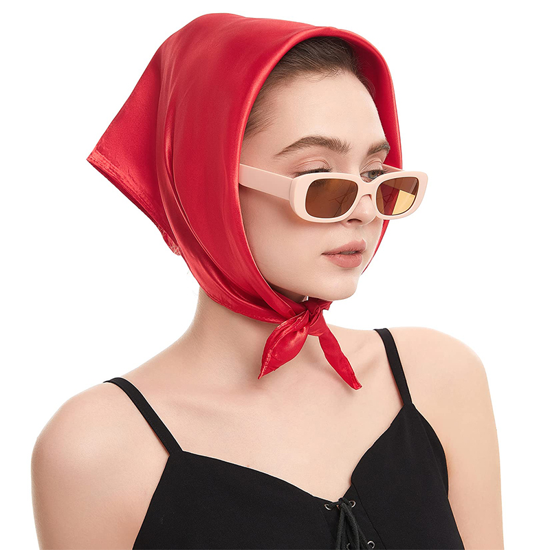 2024 New Fashion Women Satin S - Scarf Silk Square review and price