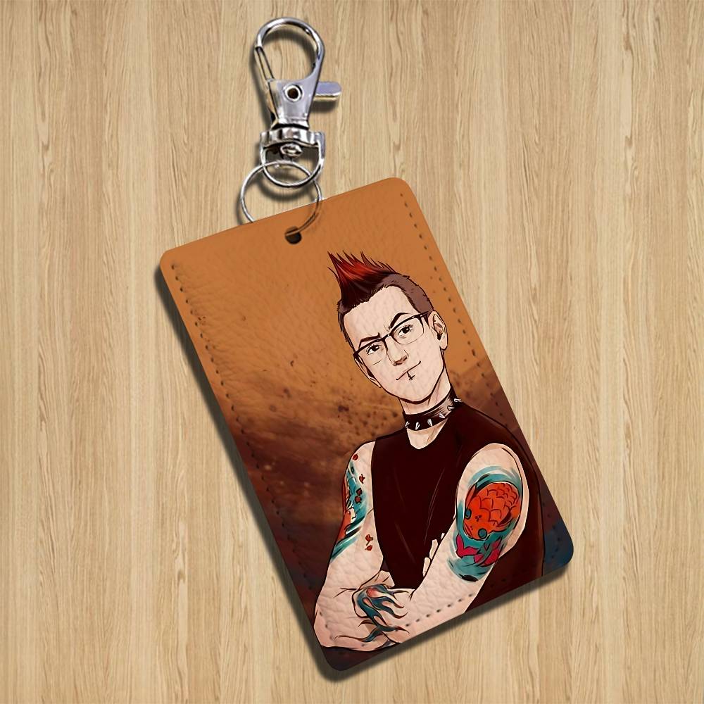 Fan art design Chester Benning - Lanyard Badge Holder review and price