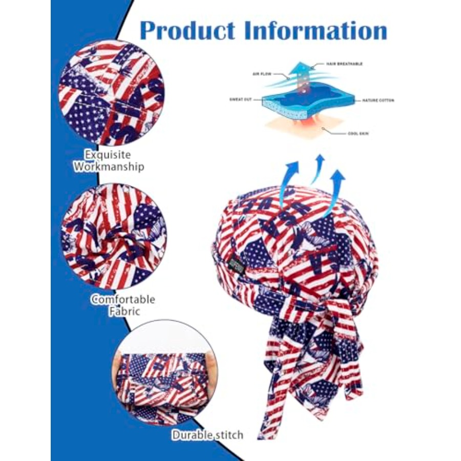 Cooling Do Rags Sweat Wicking  - Bandana Doo Rag review and price
