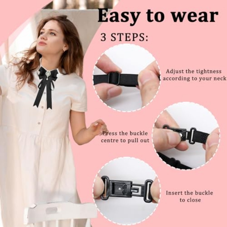 LJBFNN Bow Tie For Women, Pre- - Bow Tie Pre Tied review and price