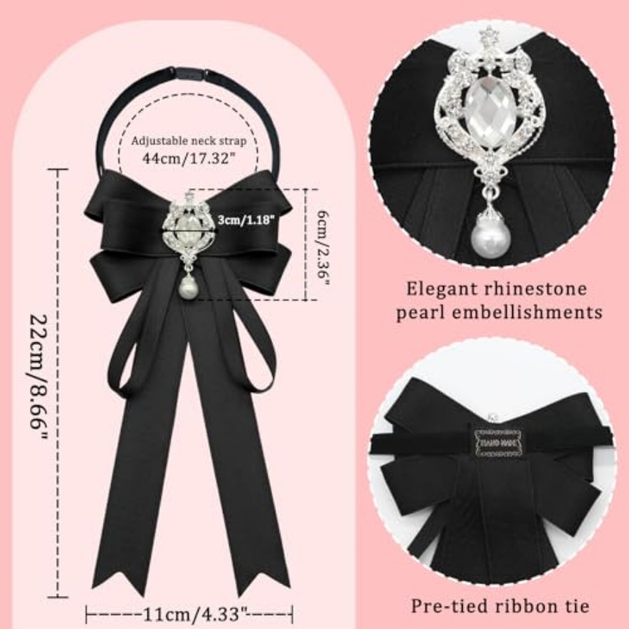 LJBFNN Bow Tie For Women, Pre- - Bow Tie Pre Tied review and price