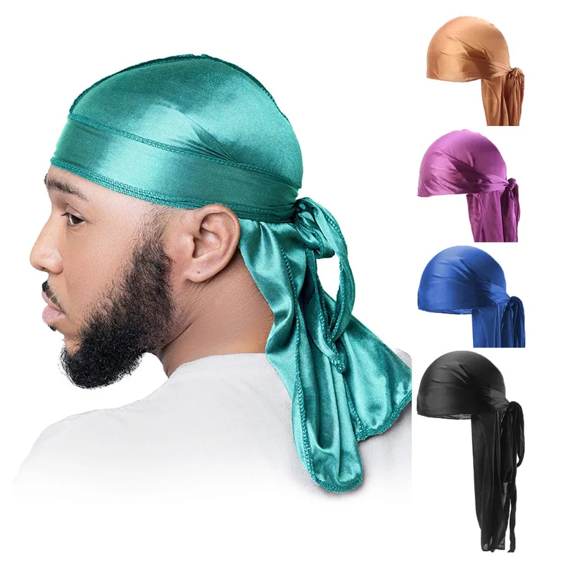 5Pcs Silk Durag Bandana Turban - Bandana Doo Rag review and price