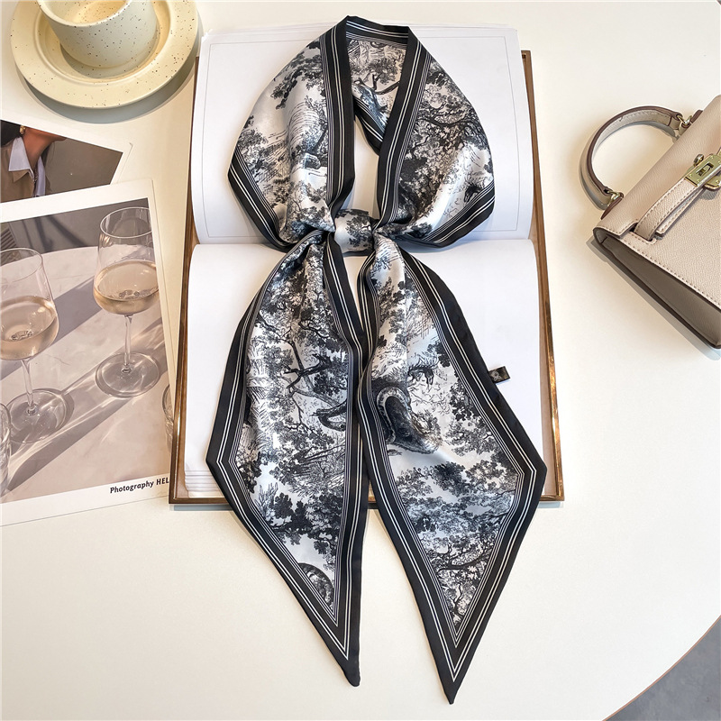 Luxury Long Neckerchief Skinny - Head Wrap Turban review and price