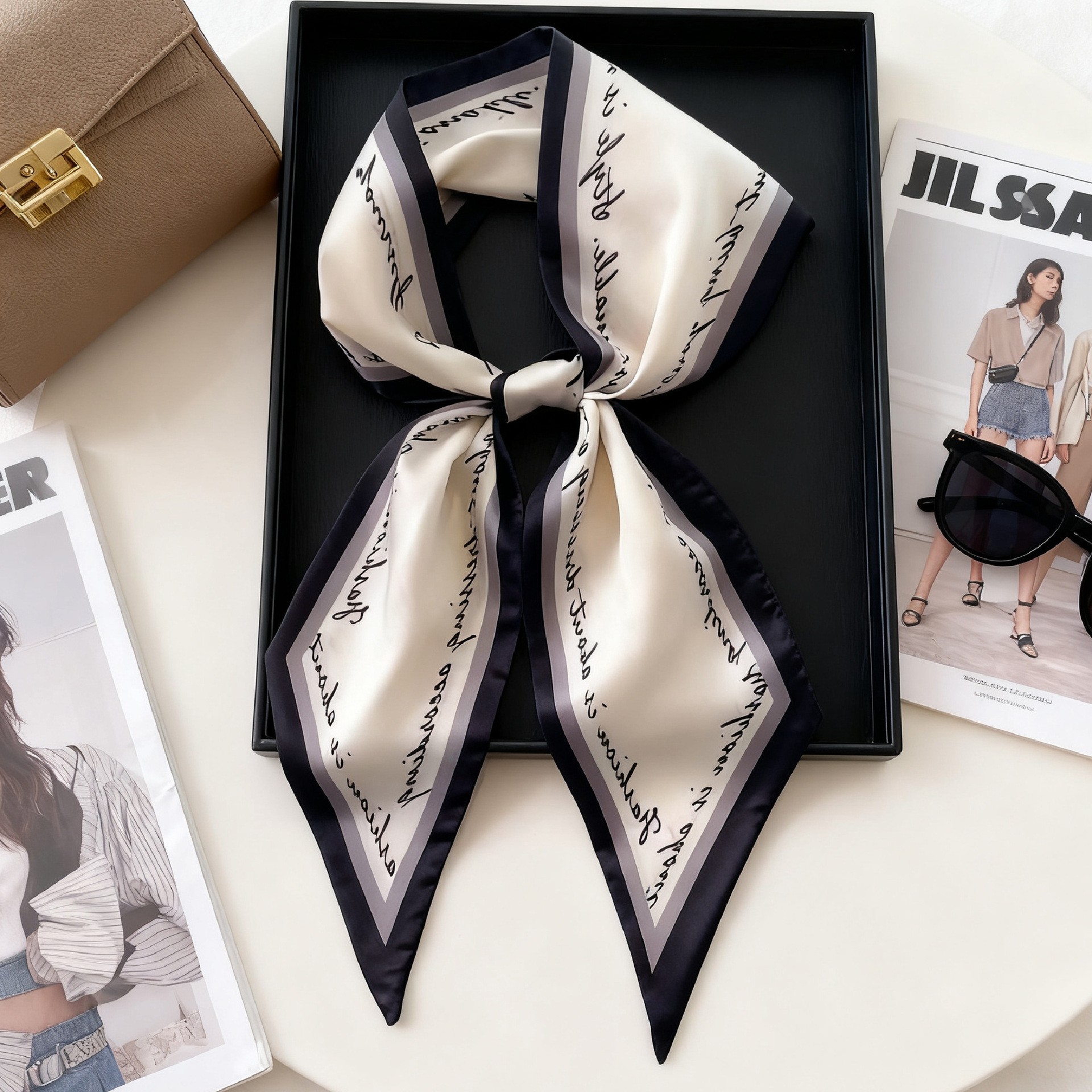 Luxury Long Neckerchief Skinny - Head Wrap Turban review and price