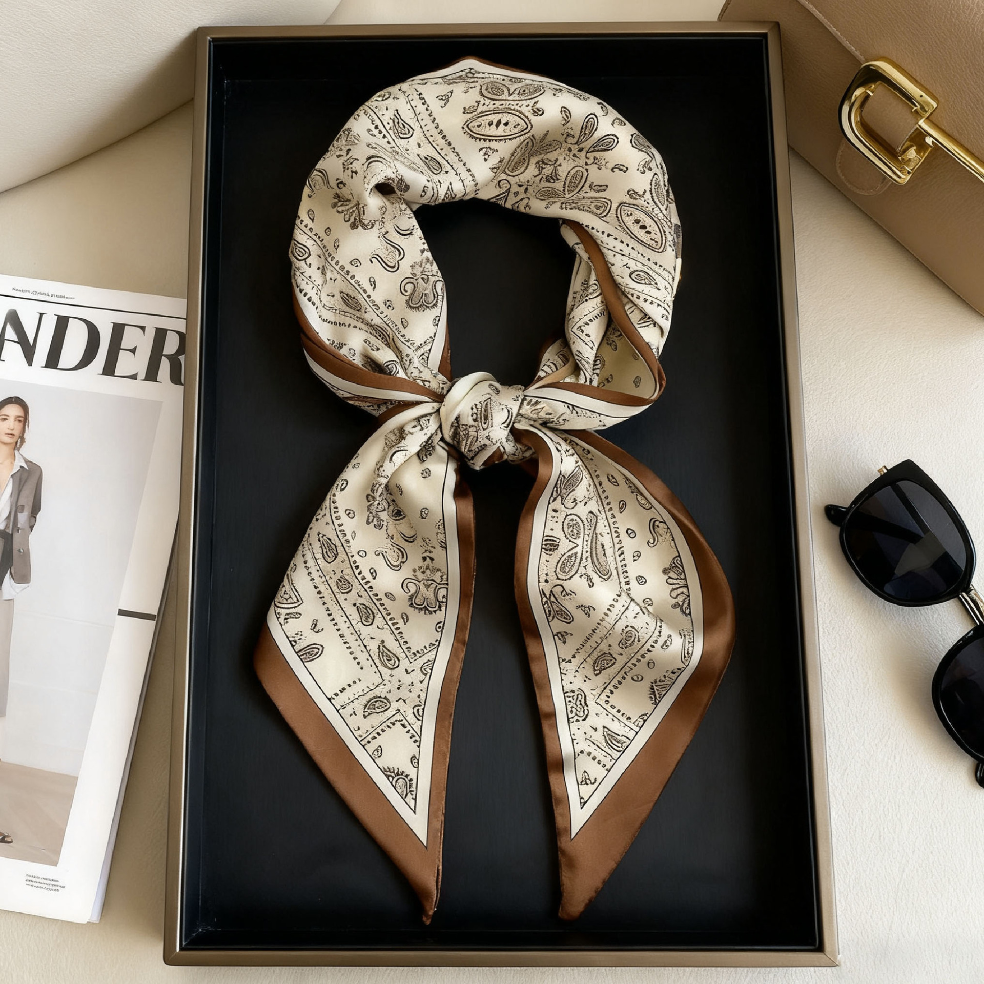 Luxury Long Neckerchief Skinny - Head Wrap Turban review and price
