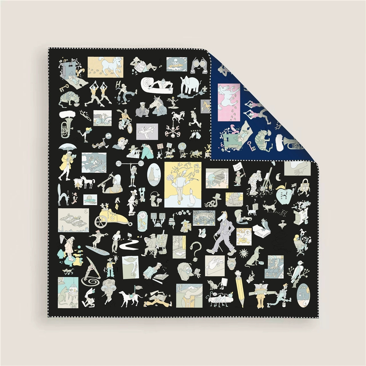 70cm Square Twill Silk Rolled  - Silk Neck Scarf review and price