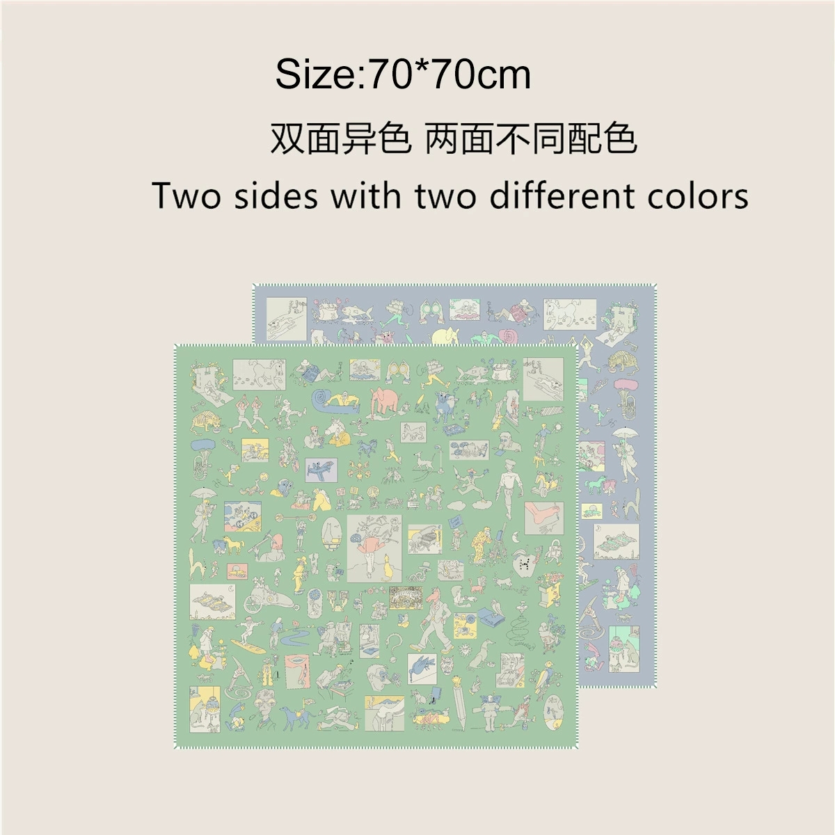 70cm Square Twill Silk Rolled  - Silk Neck Scarf review and price