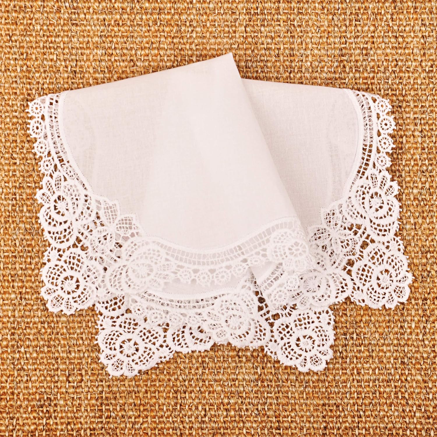 White Wedding Handkerchief Pur - Handkerchief Cotton Men review and price