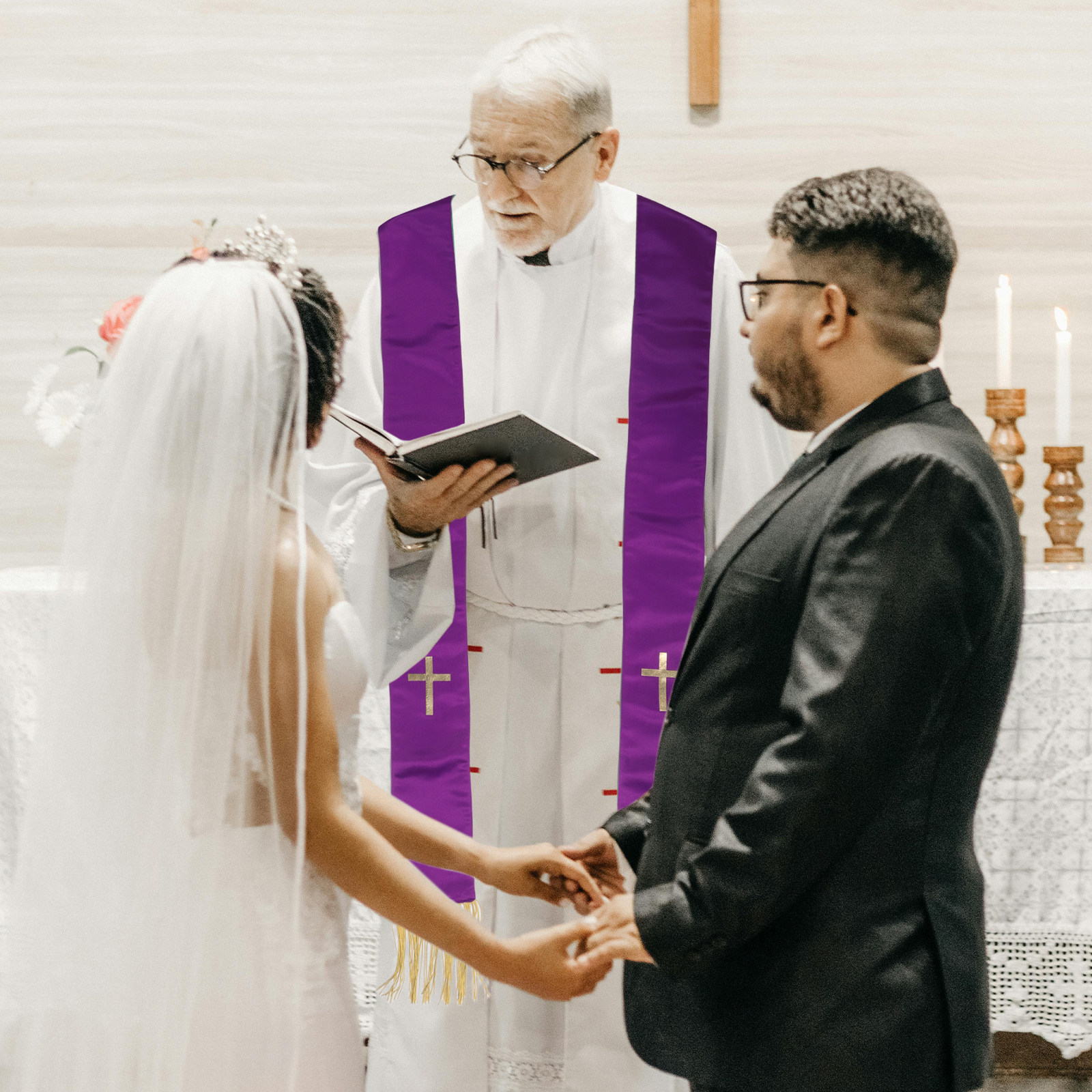 Embroidered Wedding Pastor Sto - Stole Wedding Shawl review and price