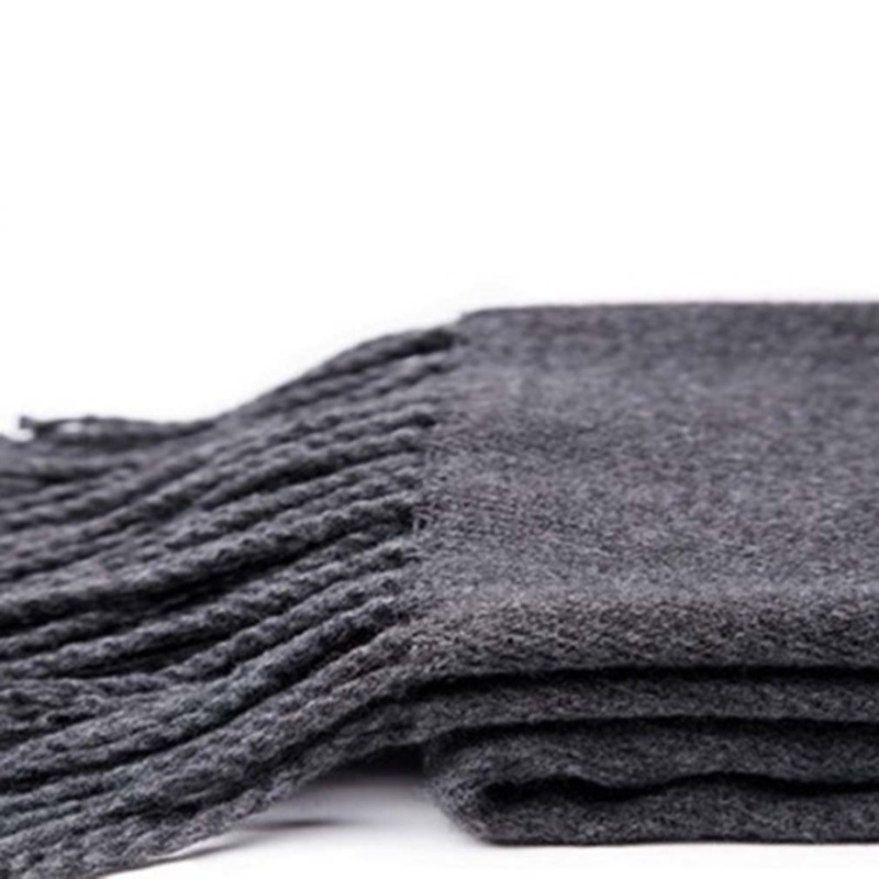 Autumn And Winter Solid Color  - Muffler Men Wool review and price