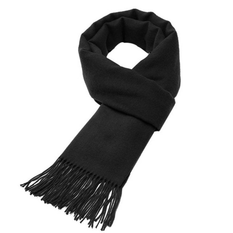Autumn And Winter Solid Color  - Muffler Men Wool review and price
