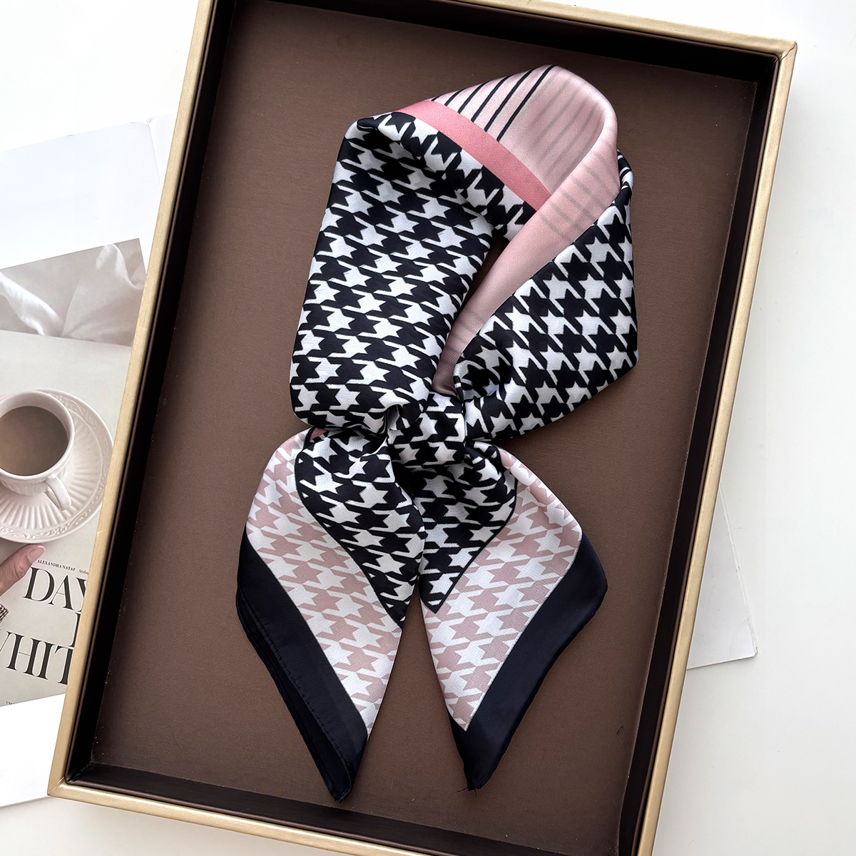 New Printed Square Scarf For W - Face Scarf Mask review and price