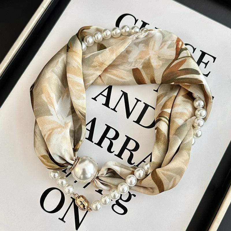 Printed Silk Scarf with Magnet - Face Scarf Mask review and price
