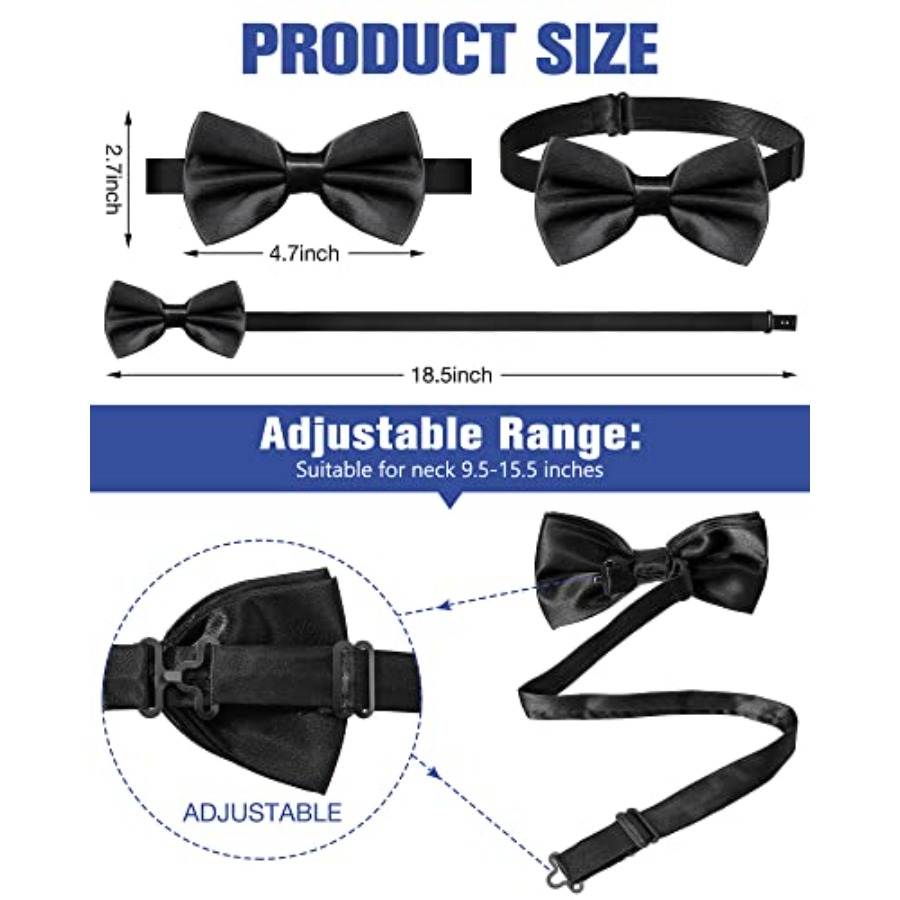 2026 New Arrival40 Pcs Bow Tie - Bow Tie Pre Tied review and price