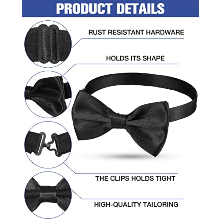 2026 New Arrival40 Pcs Bow Tie - Bow Tie Pre Tied review and price
