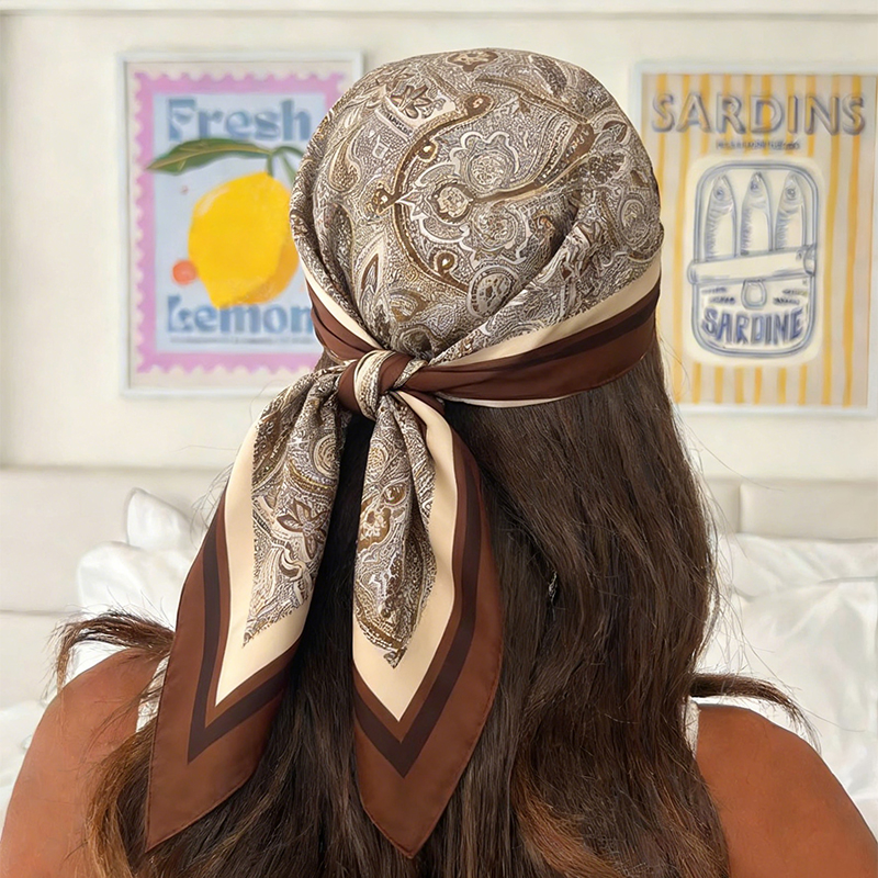 Luxury Women Silk Square Scarf - Scarf Silk Square review and price