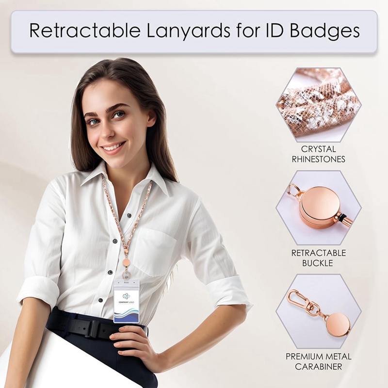 Lanyards for Id Badges 9 in 3  - Lanyard Badge Holder review and price