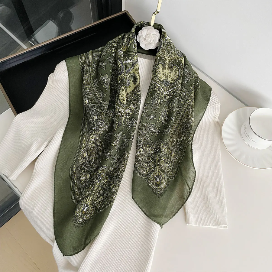 New Fashion 70X70cm Women's Sc - Bandana Cotton review and price