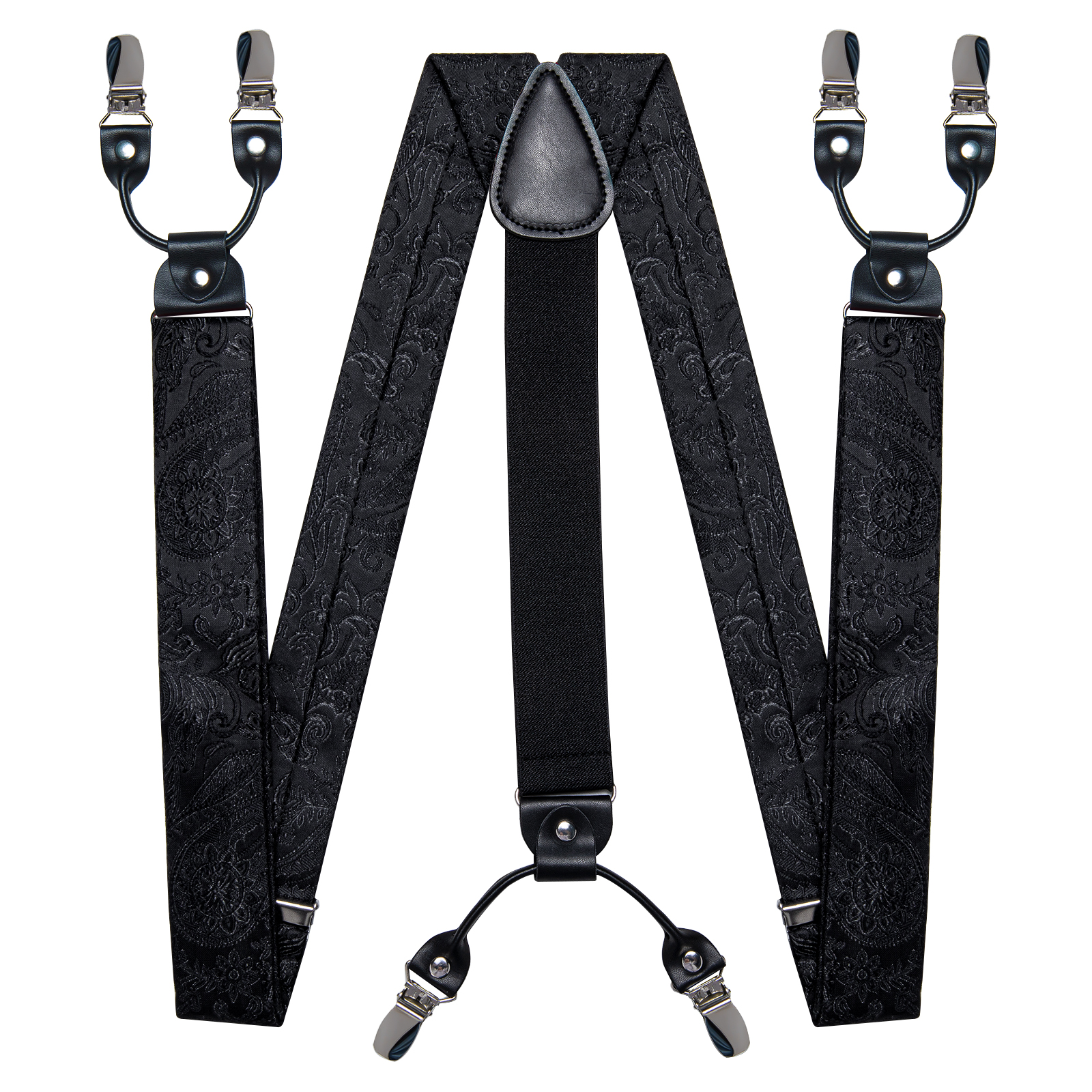 Men's Black Adjustable Suspend - Bow Tie Pre Tied review and price