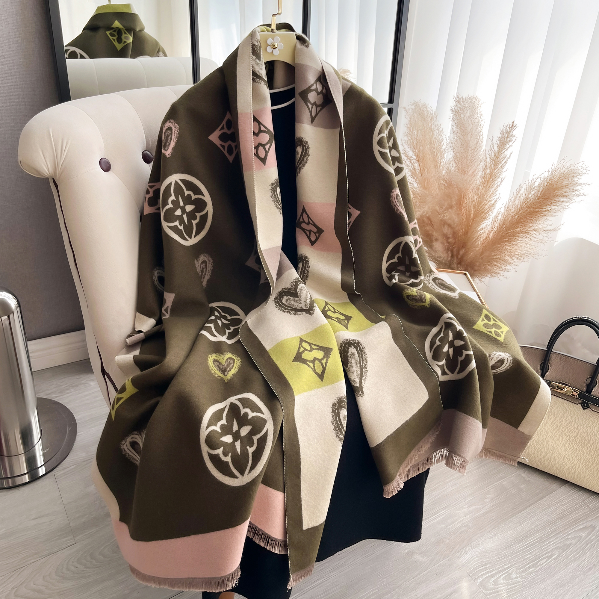 Luxury Cashmere Love Scarf Win - Woven Scarf Blanket review and price