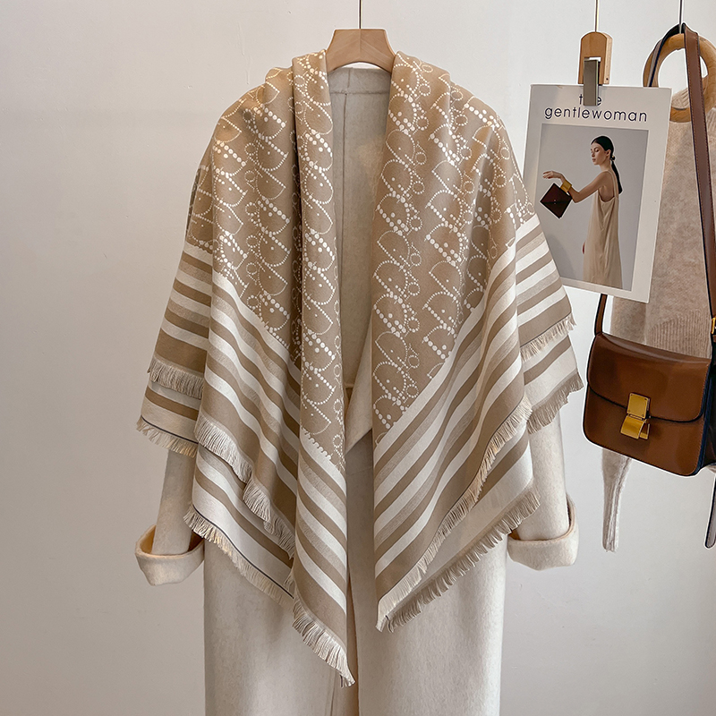 Elegant Striped Design Scarf I - Woven Scarf Blanket review and price