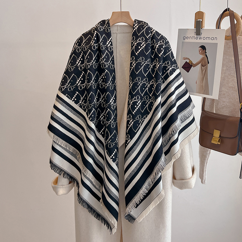 Elegant Striped Design Scarf I - Woven Scarf Blanket review and price