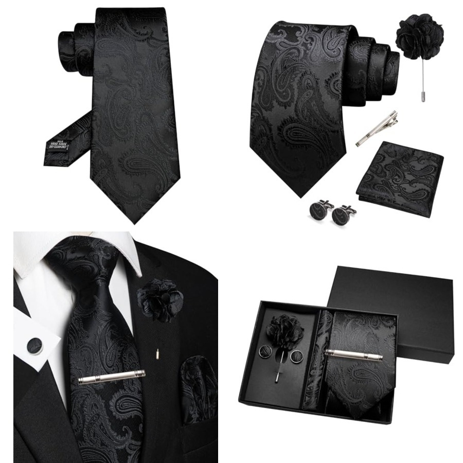 Mens Paisley Tie and Pocket Sq - Pocket Square Set review and price