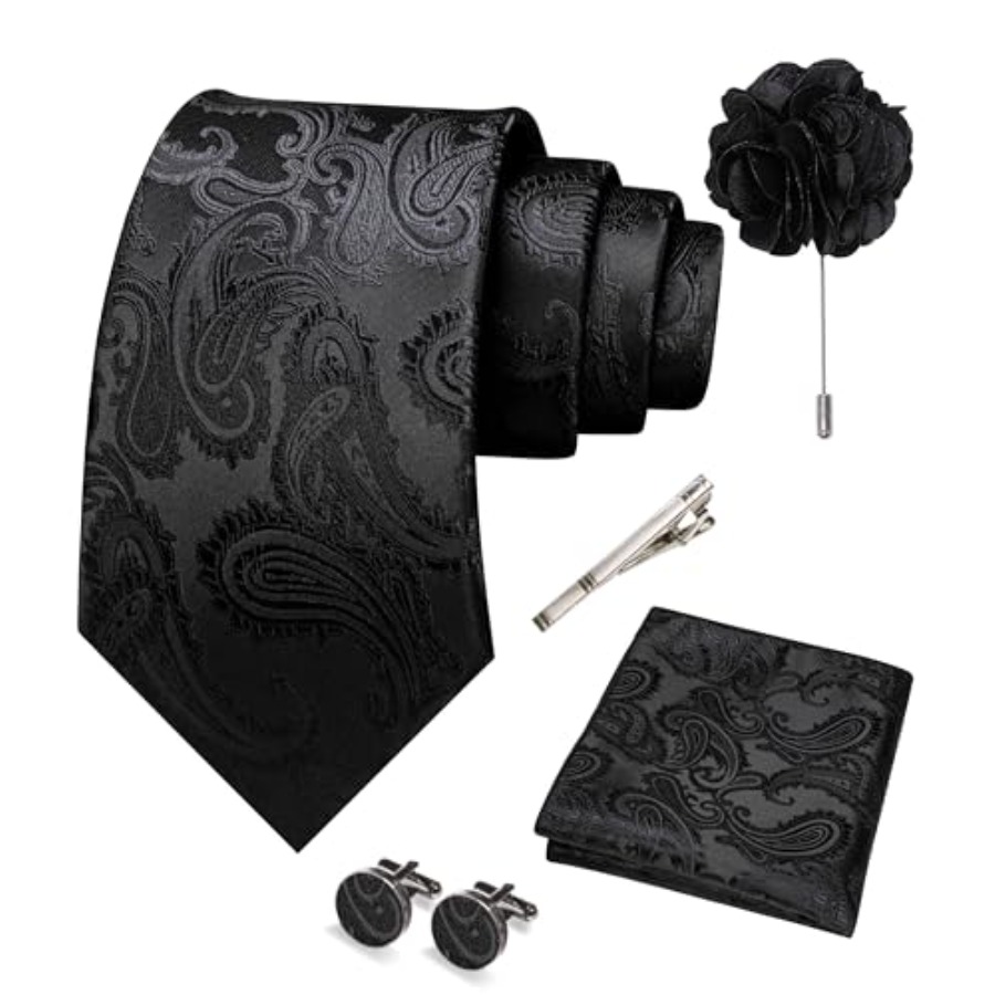 Mens Paisley Tie and Pocket Sq - Pocket Square Set review and price