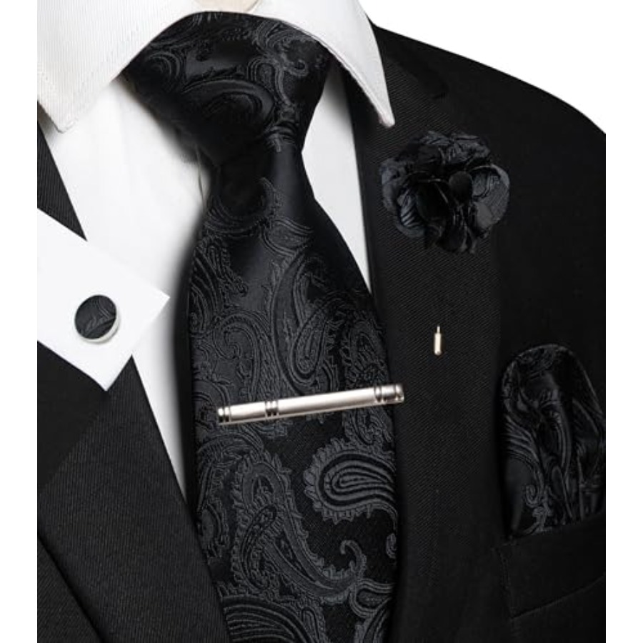 Mens Paisley Tie and Pocket Sq - Pocket Square Set review and price