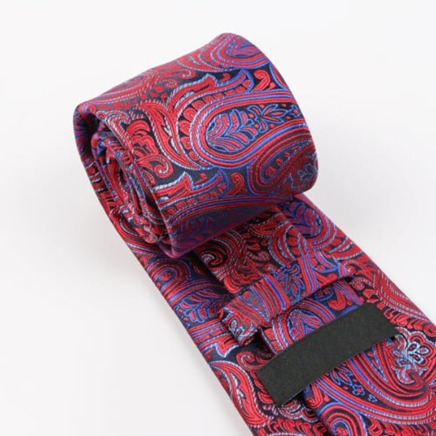 Mens Gradient Paisley Necktie  - Pocket Square Set review and price