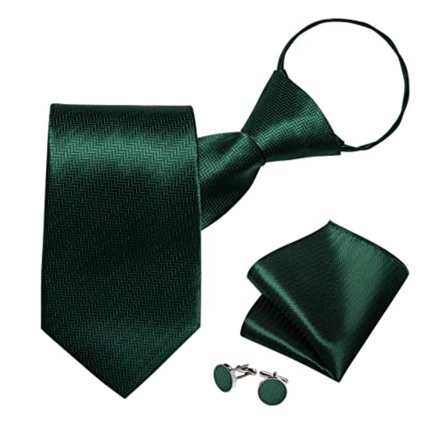 Silk Zipper Ties for Men,Paisl - Pocket Square Set review and price